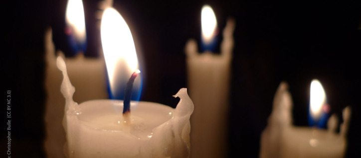 image of lit candles