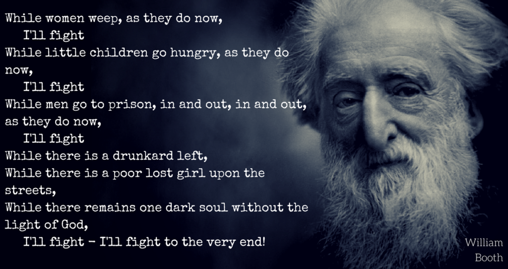 image of a poem by William Booth