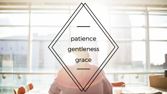the words patience gentleness grace