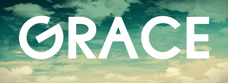 the word 'grace' written in the sky